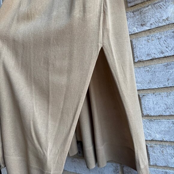MICHAEL Michael Kors Long Sleeve Golden Brown Open Front Cardigan Sweater Size M - Picture 8 of 10